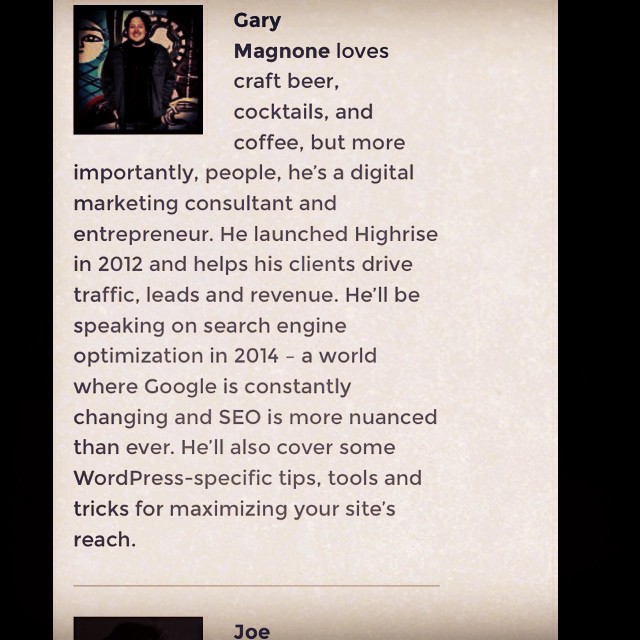 The organizers of #WordCampLA know me so well. - from Instagram