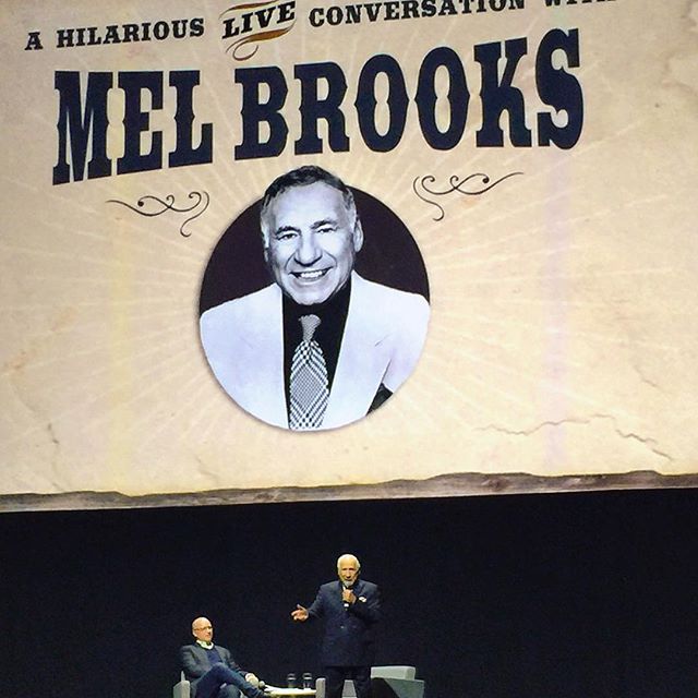 blazing saddles, mel brooks, and one of the funniest nights of my life - from Instagram