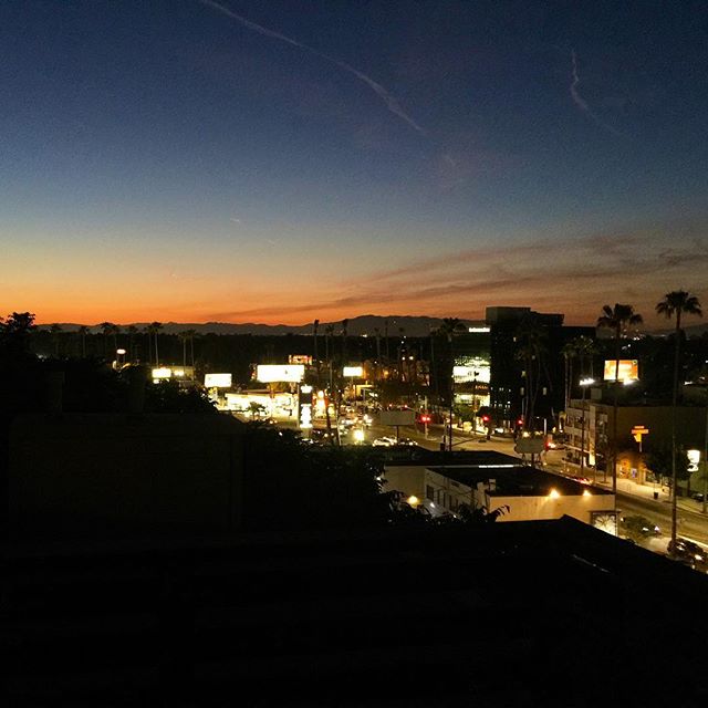 studio city sunset - from Instagram