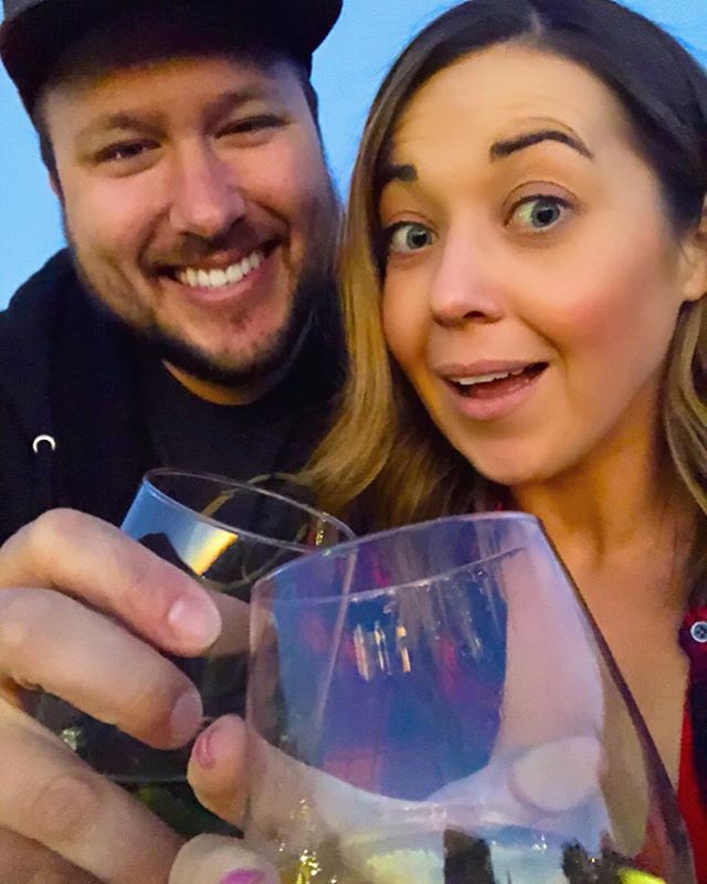 cheers to two years with this beautiful broad! 🤸♂️ @cline22 - from Instagram